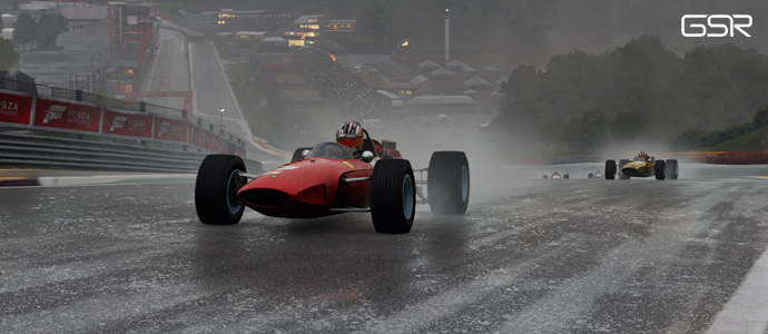 Racing drivers face torrential Spa conditions!